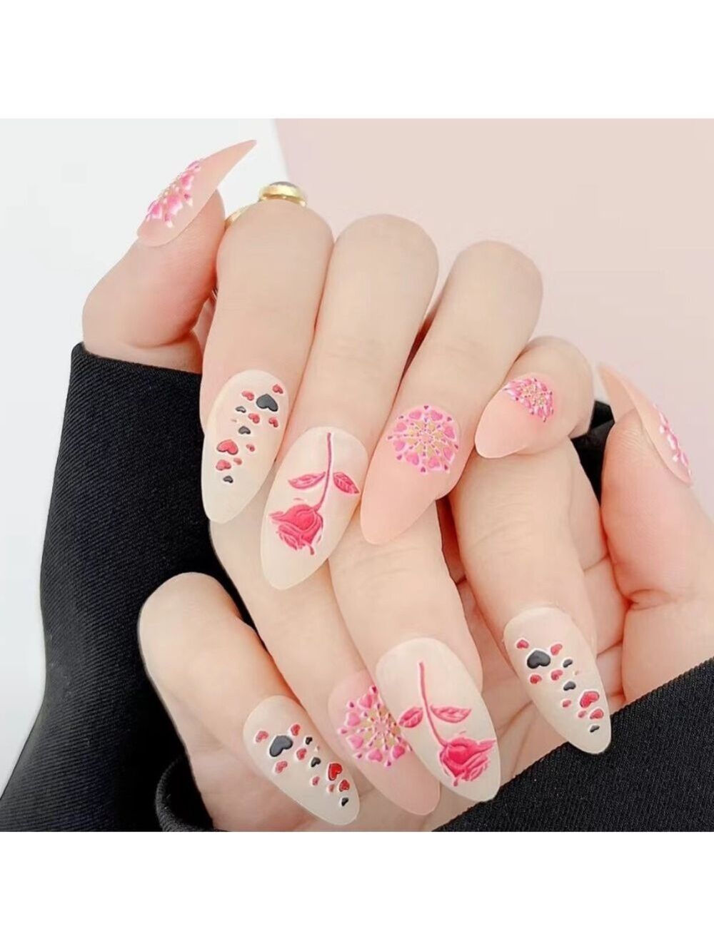 Bouquet Mashup - Nail Junkie - full artificial nail set